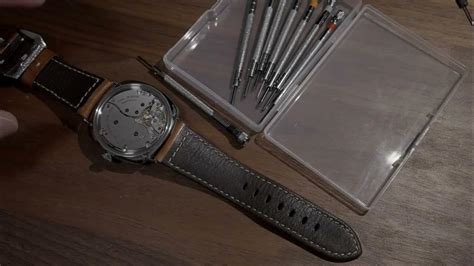 how to open a panerai|Taking off the caseback of a Panerai .